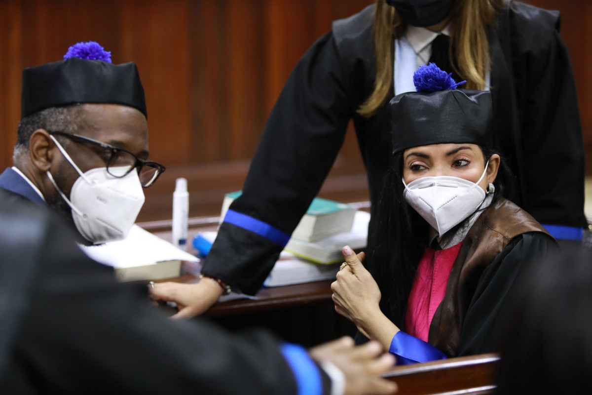 Los procuradores adjuntos Wilson Camacho y Yeni Berenice Reynoso