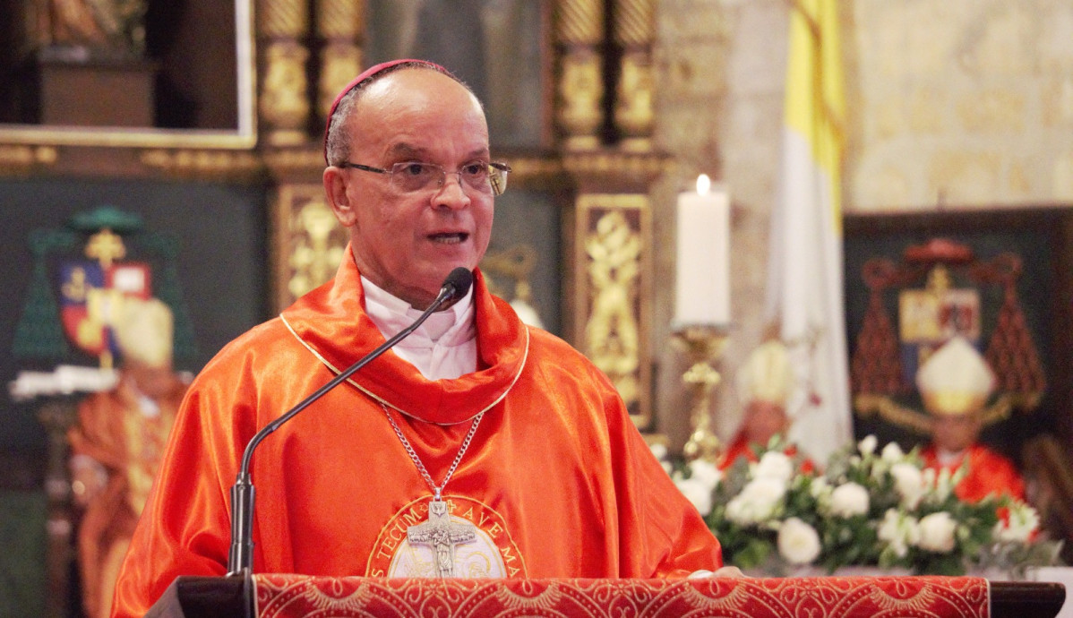 Mons. Ramu00f3n Alfredo de la Cruz Baldera, obispo de San Francisco de Macoru00eds