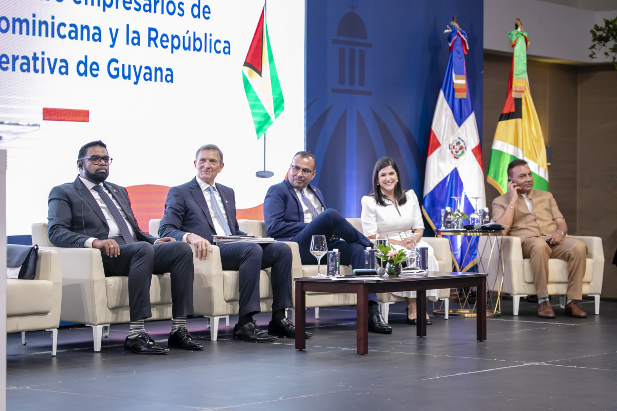 Foto de archivo visita presidente de Guyana