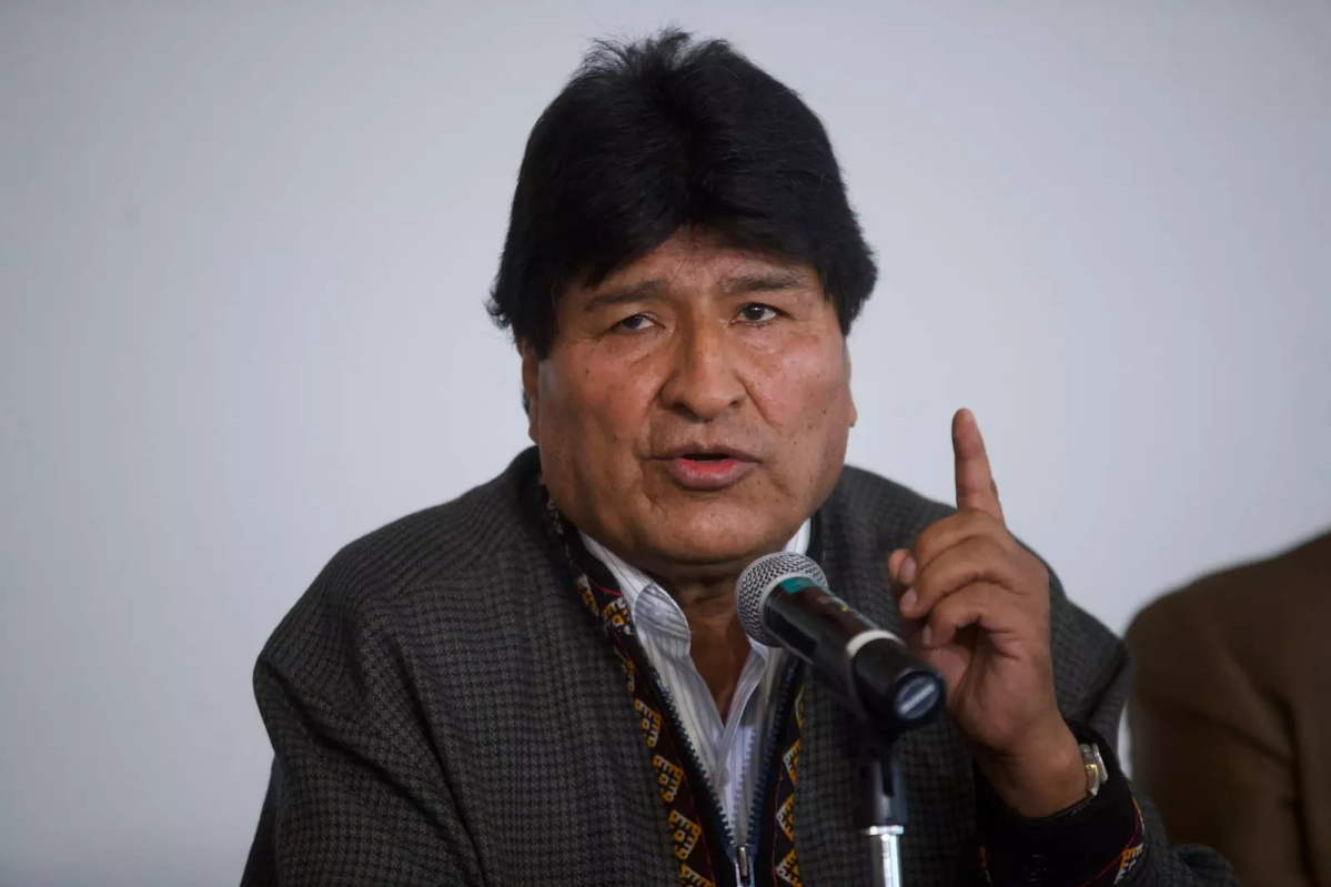 El expresidente de Bolivia Evo Morales