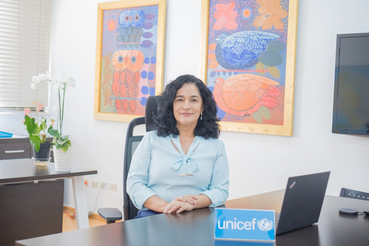 Anyoli Sanabria, representante adjunta UNICEF RD