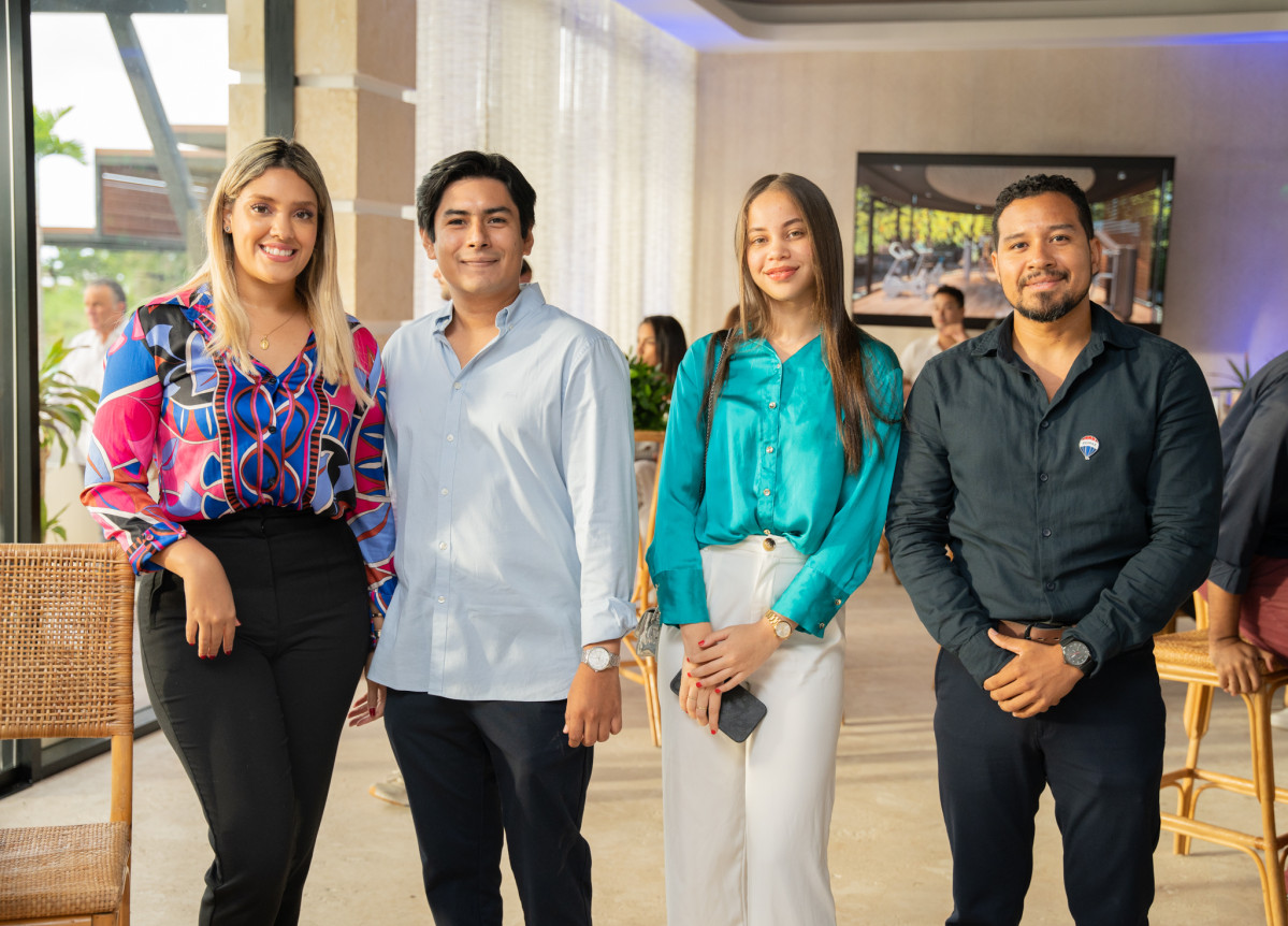Helen Antonetti, Maximiliano Onorio, Yamila Rodriguez y Anthony Gu00f3mez