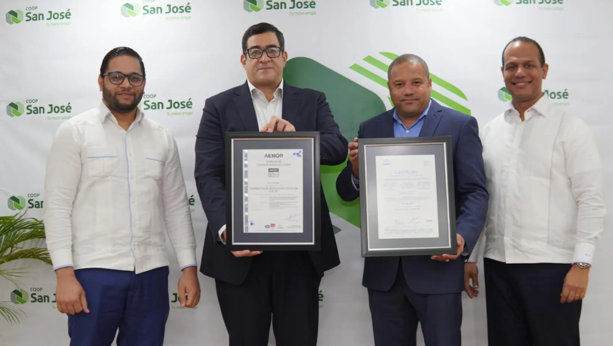 CDN La Cooperativa San Jose recibe la certificacion ISO 90012015