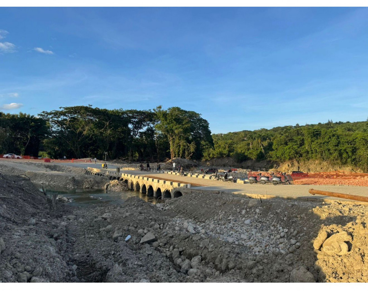 Obras Publicas avanza construccion de puente sobre rio Camu en Yasica 2