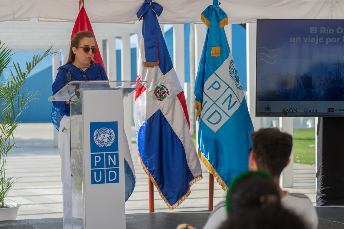 Viceministra de Desarrollo y Participaciu00f3n Social del Ministerio de la Presidencia (MINPRE), Maru00eda del Pilar Cau00f1as