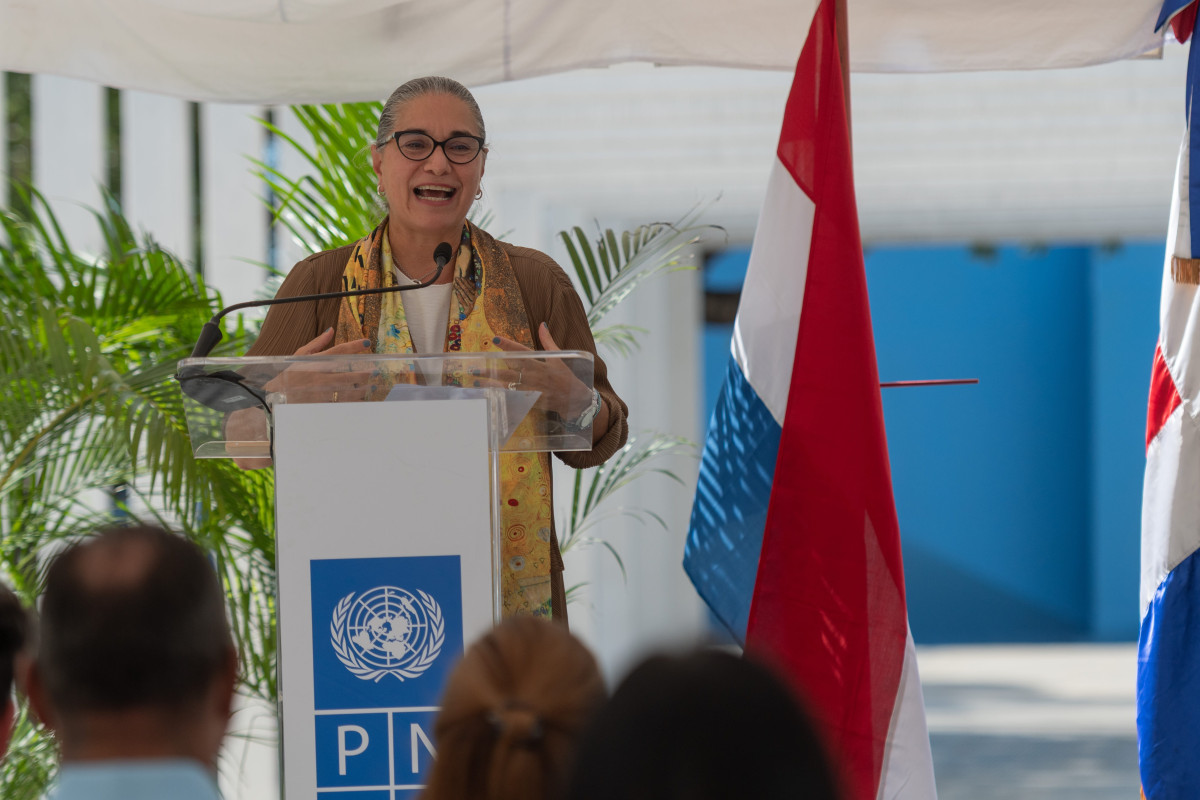 Representante residente del Programa de las Naciones Unidas para el Desarrollo (PNUD), Ana Maru00eda Du00edaz