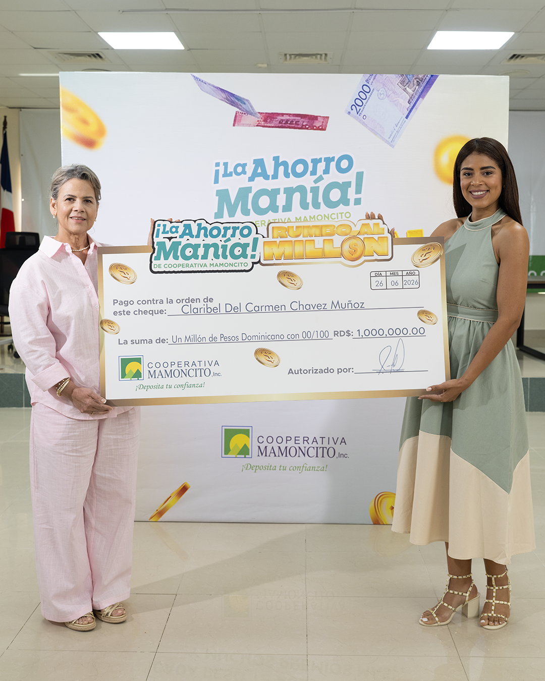 Pamela de Leon y Claribel del Carmen Chu00e1vez Muu00f1oz