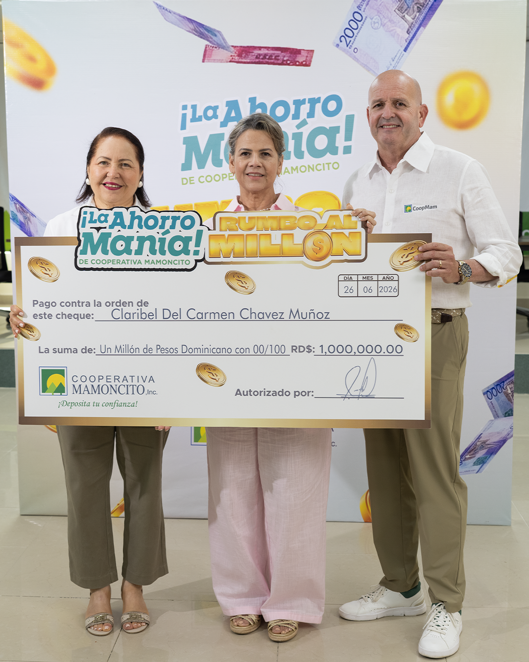 Alredo Dorrejo, Claribel del Carmen Chu00e1vez Muu00f1oz, Flordaliza Estu00e9vez