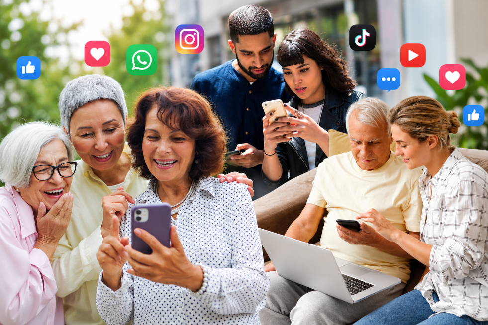 Generaciones conectadas por la tecnología